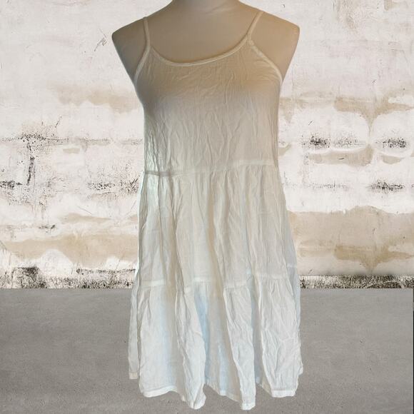 Nordstrom NWOT Girls White Tiered Cover-Up Dress-Size XL (14/16) - Picture 3 of 7